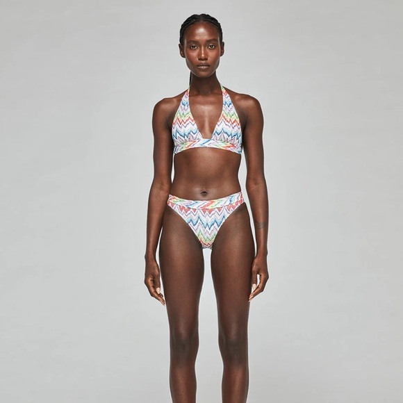 - Missoni Multicolor Zigzag Bikini Bottom - Picture 5 of 10